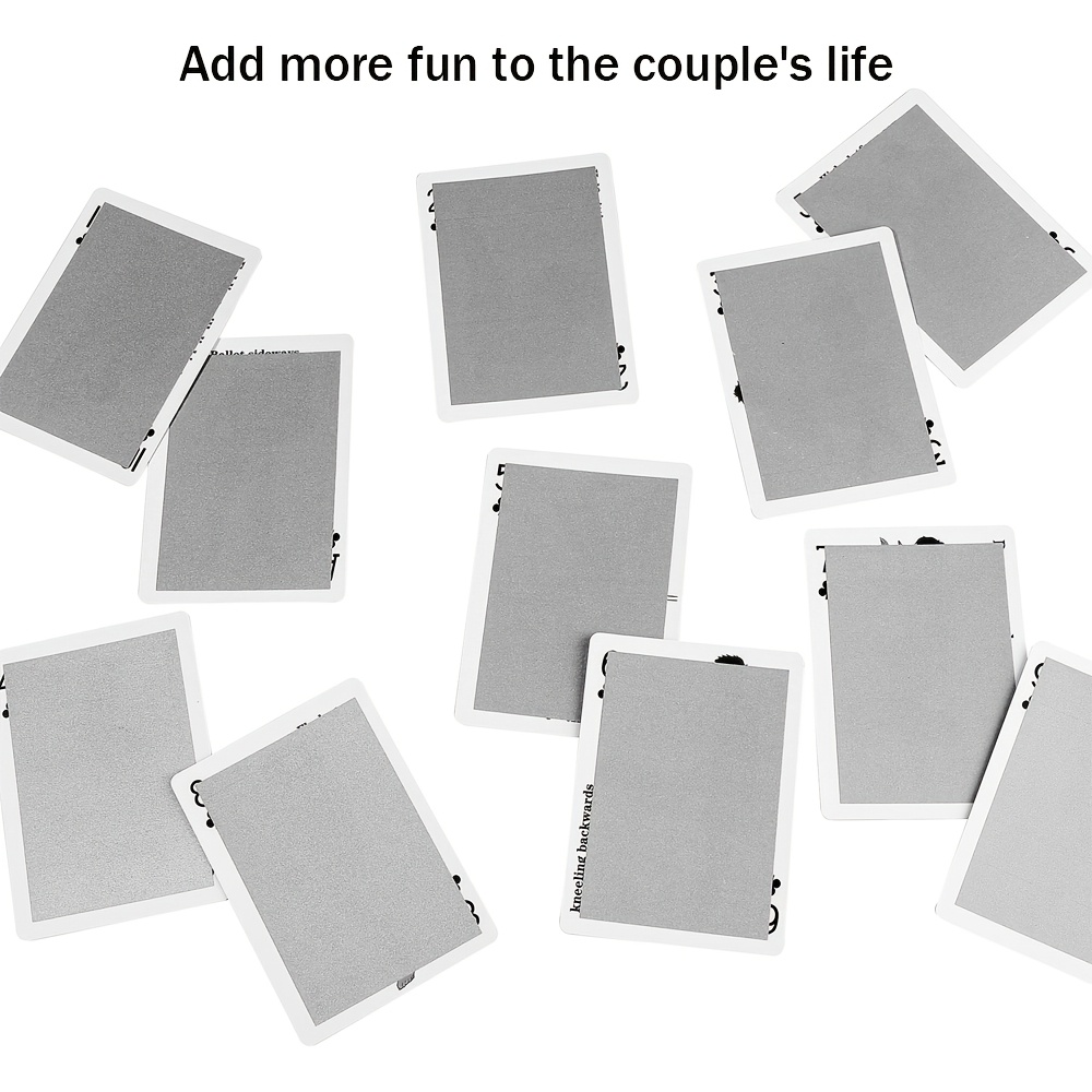 54 Kinds of Sex Positions,Card Game Film Coated Scratch Poker,Flirting Sex Toy for Couple,Adult Sex Card Role Play Paper Fun Gift Sets 54 Kinds of Sex Positions,Card Game Film Coated Scratch Poker,Flirting Sex Toy for Couple,Adult Sex Card Role Play Paper Fun Gift Sets