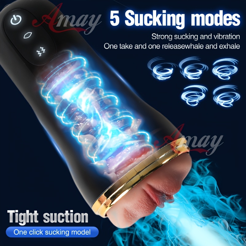 AMAY 9.6 Inch Electric Sucking Pocket for Men, 1.65Lb Weighted Male Masturbator with Intense Vibration Modes, Dual-Channel Realistic Texture Simulation Model, Intimate Time Booster for Couples, Holiday Gift, Discreet Package Delivery AMAY 9.6 Inch Electric Sucking Pocket for Men, 1.65Lb Weighted Male Masturbator with Intense Vibration Modes, Dual-Channel Realistic Texture Simulation Model, Intimate Time Booster for Couples, Holiday Gift, Discreet Package Delivery
