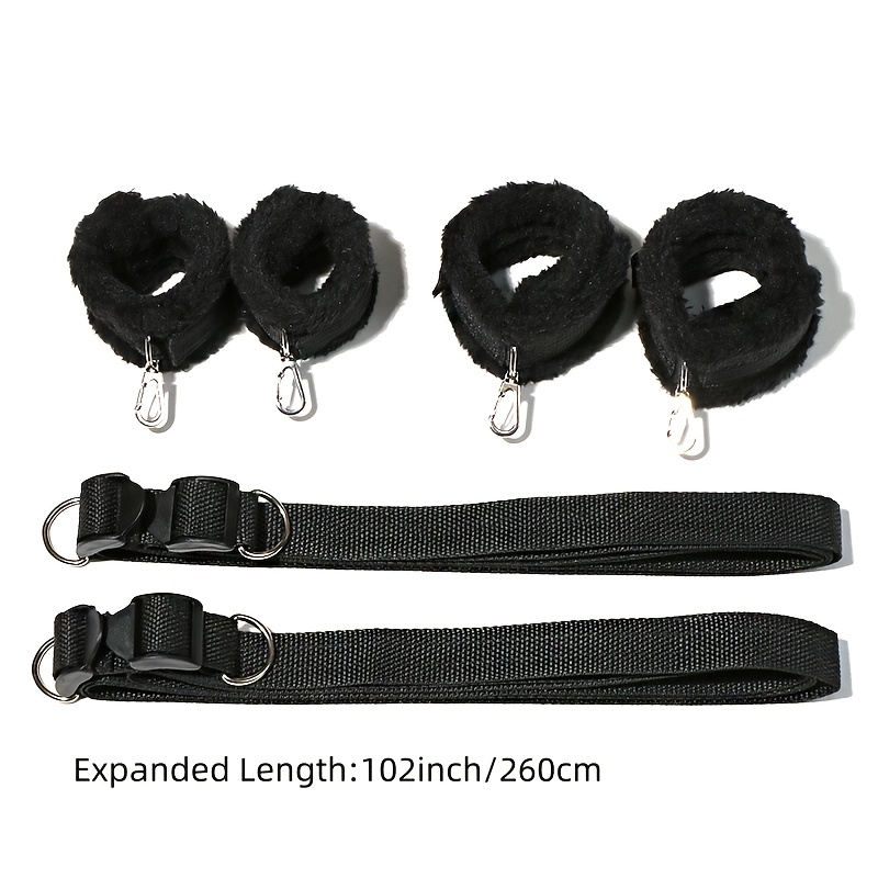 Bed Restraint Strap, Handcuffs And Ankle Cuffs Sex Toy, Adjustable Couples Romantic Bed Restraint Belt, Sex Toy Set with Adjustable Wrist And Ankle Cuffs, SM Leg Spreader, Romantic Night Flirting Gift for Couples Bed Restraint Strap, Handcuffs And Ankle Cuffs Sex Toy, Adjustable Couples Romantic Bed Restraint Belt, Sex Toy Set with Adjustable Wrist And Ankle Cuffs, SM Leg Spreader, Romantic Night Flirting Gift for Couples