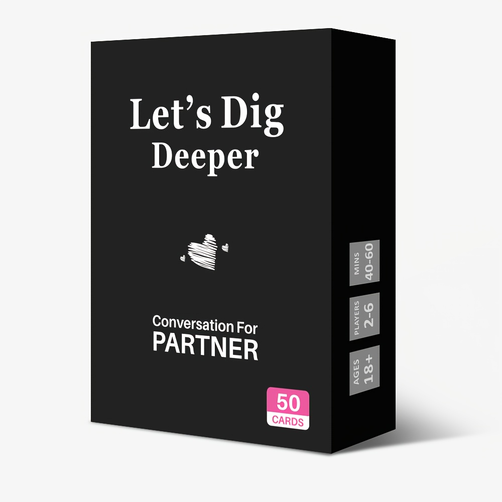 1 Box Adult Couple Card Game - Romantic Icebreaker Conversation Cards for Building Emotional Connections, Interactive Dialogue to Learn About Each Other 1 Box Adult Couple Card Game - Romantic Icebreaker Conversation Cards for Building Emotional Connections, Interactive Dialogue to Learn About Each Other