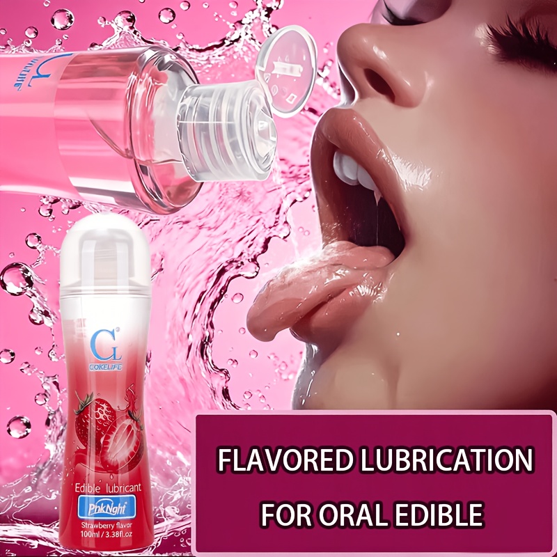 3.38oz Oral Sex Lubricant, Available in Strawberry, Peach, And Other Flavors, Is a Personal Lubricant for Oral Sex And Vaginal Sex. It Is Water-Soluble, No Rinse, Refreshing, Non Greasy, Intimate Sex Toy, And Can Stimulate Pleasure 3.38oz Oral Sex Lubricant, Available in Strawberry, Peach, And Other Flavors, Is a Personal Lubricant for Oral Sex And Vaginal Sex. It Is Water-Soluble, No Rinse, Refreshing, Non Greasy, Intimate Sex Toy, And Can Stimulate Pleasure