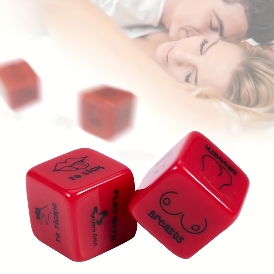 2 Sexy Dice-No Battery Required, Very Suitable for Couples, Valentine'S Day Gift, Adult Novelty Dice, with Interesting Design, Suitable for Games, Intimate Games, Interesting Design, Smooth Texture 2 Sexy Dice-No Battery Required, Very Suitable for Couples, Valentine'S Day Gift, Adult Novelty Dice, with Interesting Design, Suitable for Games, Intimate Games, Interesting Design, Smooth Texture