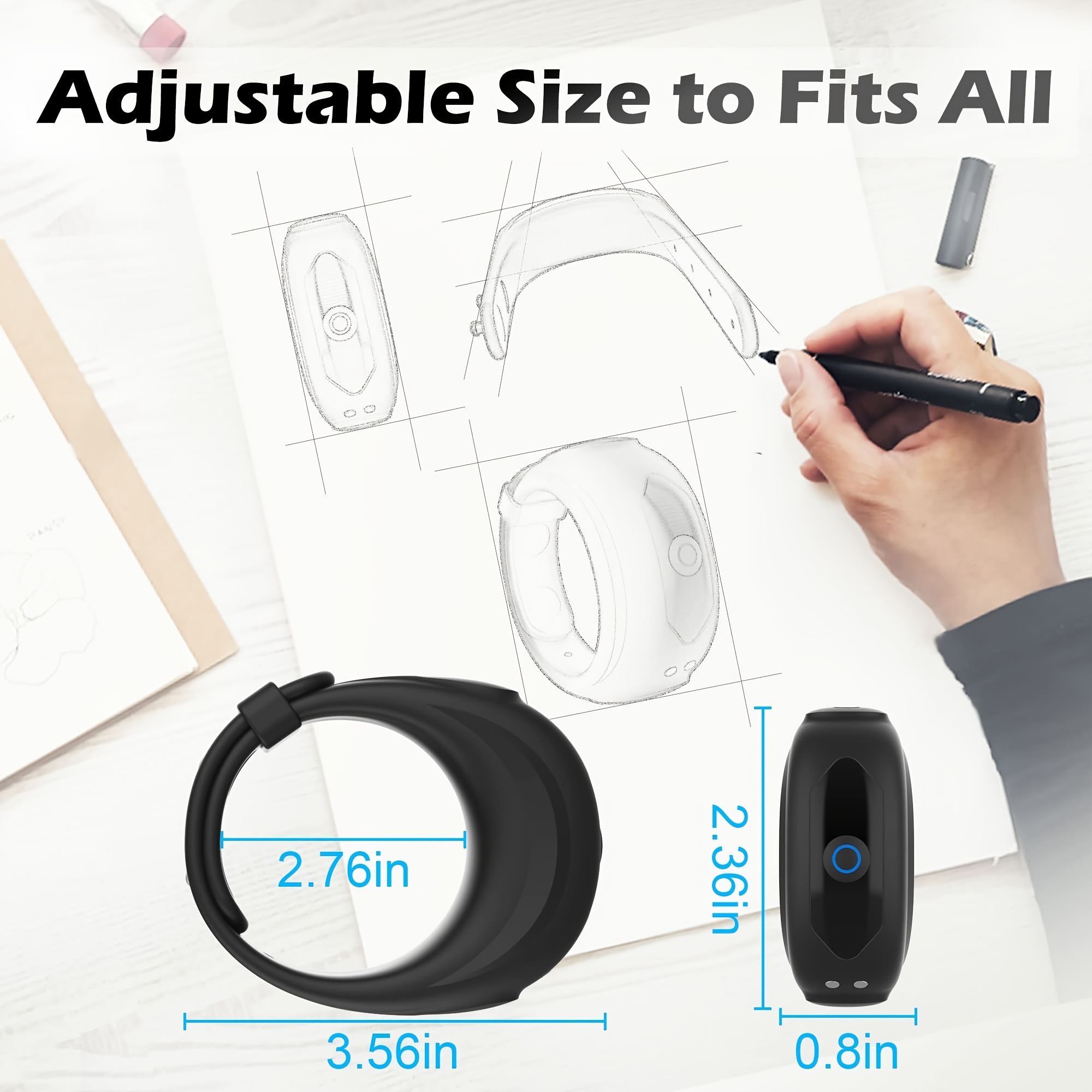 Vibrating Rooster Ring with 10 Vibrations Modes, Adjustable O-Shape Design Male Penis Vibrator, Penis Wrapped Ring Stimulator, Adustable Size Fit All, Female Clitoral Nipples Massager Adult Sex Toys for Men Women Couples Pleasure(BLACK) Vibrating Rooster Ring with 10 Vibrations Modes, Adjustable O-Shape Design Male Penis Vibrator, Penis Wrapped Ring Stimulator, Adustable Size Fit All, Female Clitoral Nipples Massager Adult Sex Toys for Men Women Couples Pleasure(BLACK)