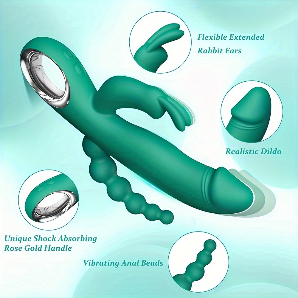 Thrusting Dildo Rabbit Vibrators Sex Toys G Spot Anal Vibrator for Women & Games, 10 Powerful Speeds & 10 Vibrating Modes Rechargeable Vagina Stimulator Massager Thrusting Dildo Rabbit Vibrators Sex Toys G Spot Anal Vibrator for Women & Games, 10 Powerful Speeds & 10 Vibrating Modes Rechargeable Vagina Stimulator Massager