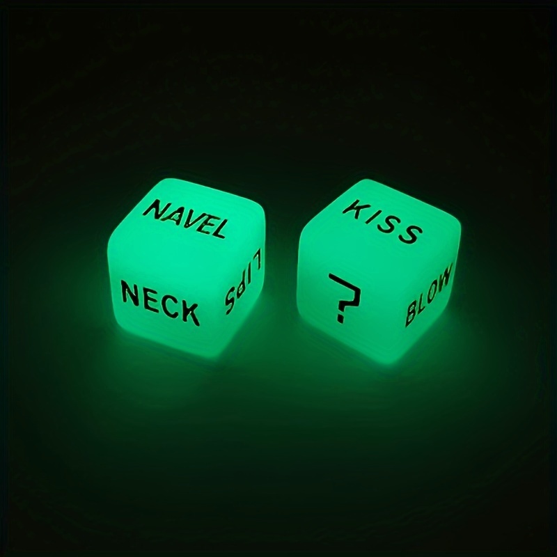 Glow-in-the-Dark Novelty Dice, Couples' Sex Toy, Fashionable SM Flirting Toy Glow-in-the-Dark Novelty Dice, Couples' Sex Toy, Fashionable SM Flirting Toy