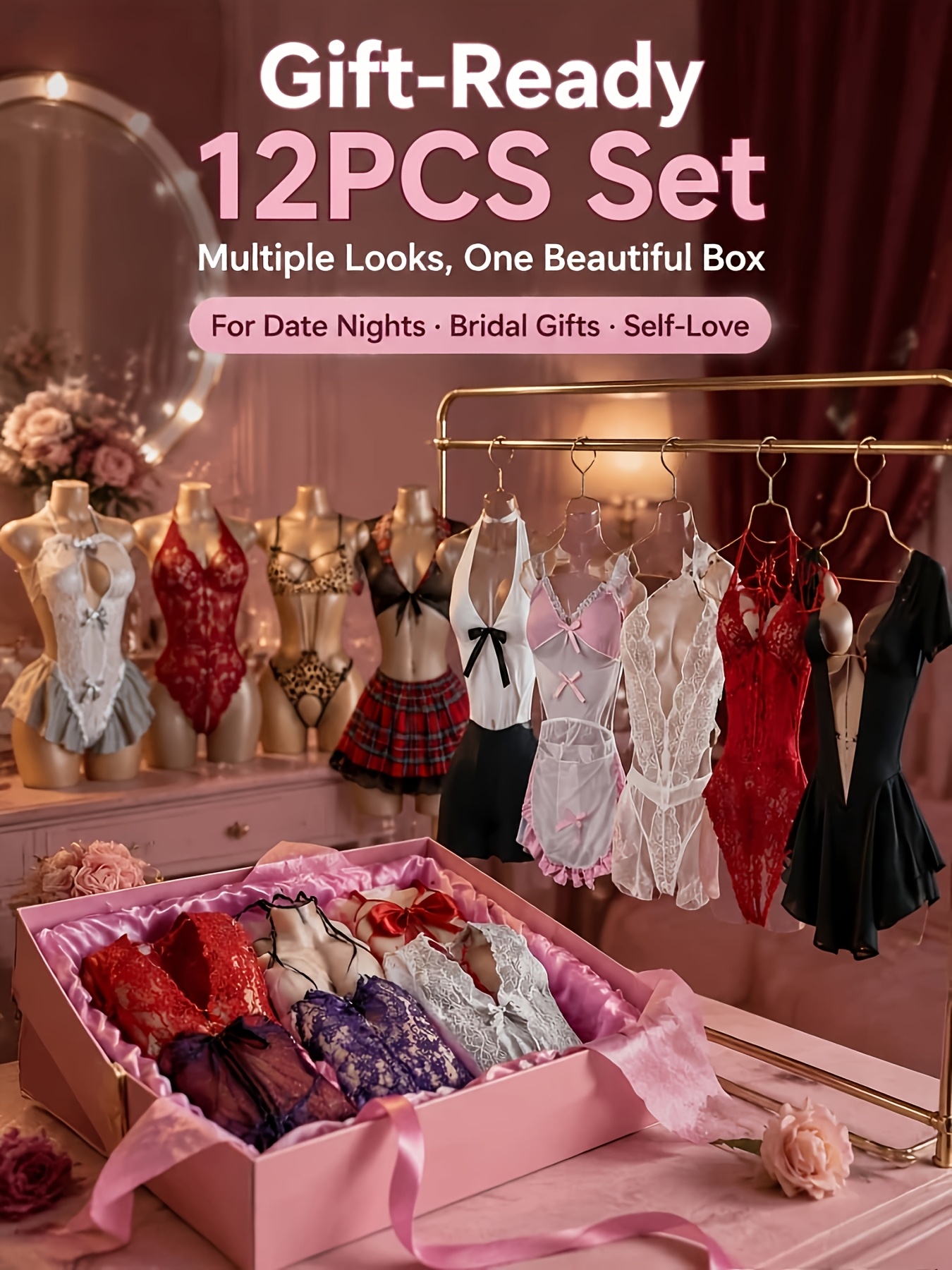 12pcs Mixed Color Hollow Out Plus Size Fishnet Bodysuit Sexy Bodycon Clubwear Lingerie for Curvy Women Nightclub Party Evening Out Rave Festival Bachelorette Celebration 12pcs Mixed Color Hollow Out Plus Size Fishnet Bodysuit Sexy Bodycon Clubwear Lingerie for Curvy Women Nightclub Party Evening Out Rave Festival Bachelorette Celebration