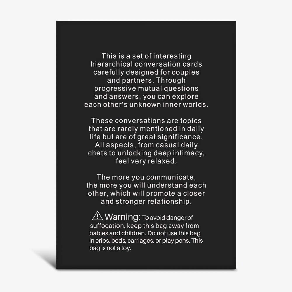 1 Box Adult Couple Card Game - Romantic Icebreaker Conversation Cards for Building Emotional Connections, Interactive Dialogue to Learn About Each Other 1 Box Adult Couple Card Game - Romantic Icebreaker Conversation Cards for Building Emotional Connections, Interactive Dialogue to Learn About Each Other