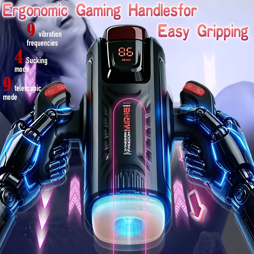 Male Masturbator, Oral Sex Machine, Equipped with A Grip, 9 Insertion Modes + 4 Suction Levels + 9 Vibration Modes + Heating Function, Pocket-sized Penis Massager, Soft Inner Pocket Design, Adult Sex Toy Male Masturbator, Oral Sex Machine, Equipped with A Grip, 9 Insertion Modes + 4 Suction Levels + 9 Vibration Modes + Heating Function, Pocket-sized Penis Massager, Soft Inner Pocket Design, Adult Sex Toy