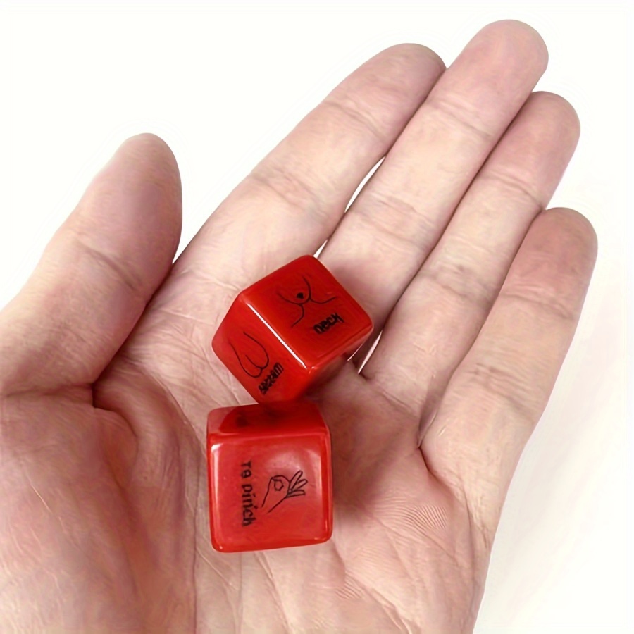 2 Sexy Dice-No Battery Required, Very Suitable for Couples, Valentine'S Day Gift, Adult Novelty Dice, with Interesting Design, Suitable for Games, Intimate Games, Interesting Design, Smooth Texture 2 Sexy Dice-No Battery Required, Very Suitable for Couples, Valentine'S Day Gift, Adult Novelty Dice, with Interesting Design, Suitable for Games, Intimate Games, Interesting Design, Smooth Texture