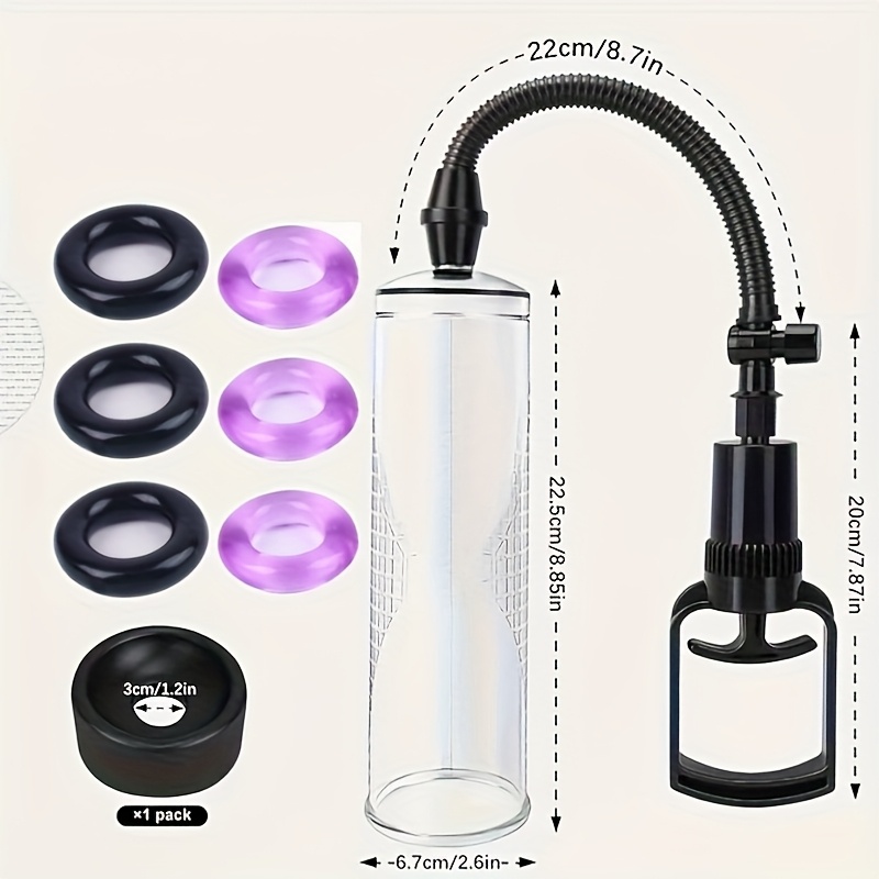 Male Penile Exercise Device Massage And Stretching Training Device - Equipped with 6 Lock Ring Male Penile Exercise Device Massage And Stretching Training Device - Equipped with 6 Lock Ring