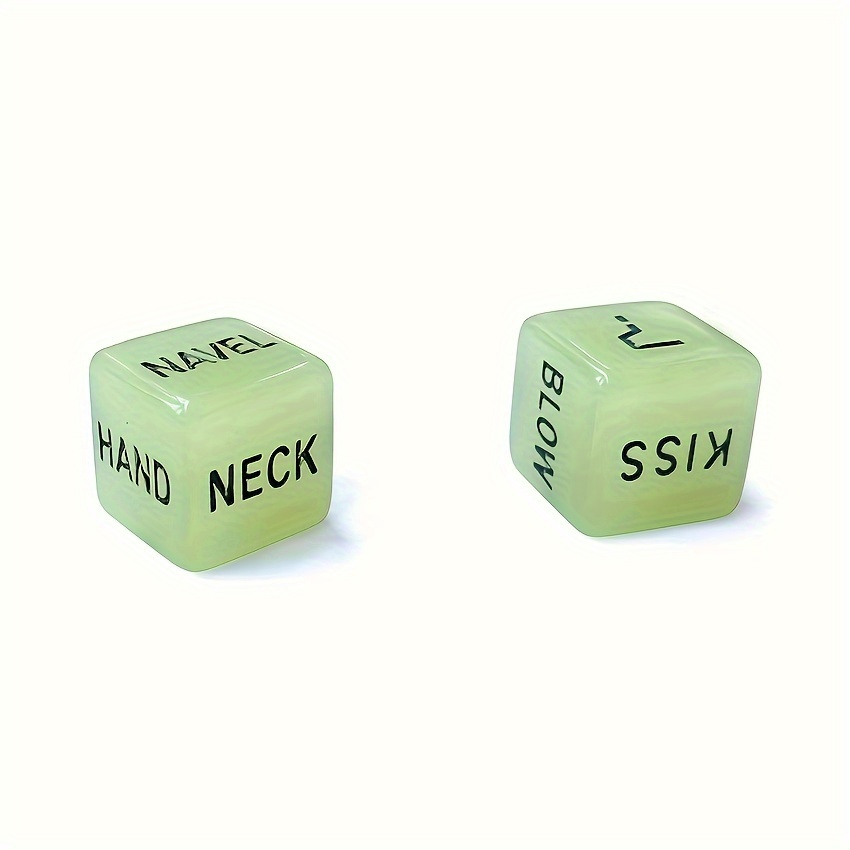 Glow-in-the-Dark Novelty Dice, Couples' Sex Toy, Fashionable SM Flirting Toy Glow-in-the-Dark Novelty Dice, Couples' Sex Toy, Fashionable SM Flirting Toy