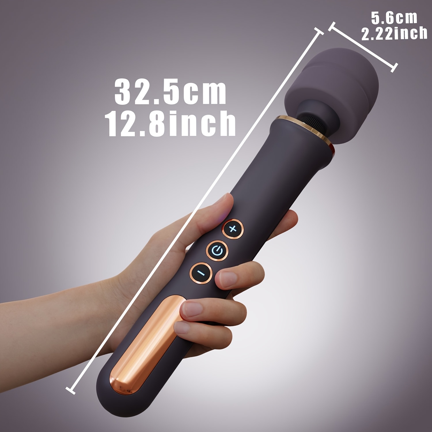 Luxury Rechargeable Wand Massager – Waterproof & Whisper-Quiet 1pc AV Stick Vibrator Clitoral Stimulator, Adult, Vibrator for Women, Heads Powerful Vibrators, Handheld Massager, Suitable for Female Couples Flirting Foreplay Adult Supplies