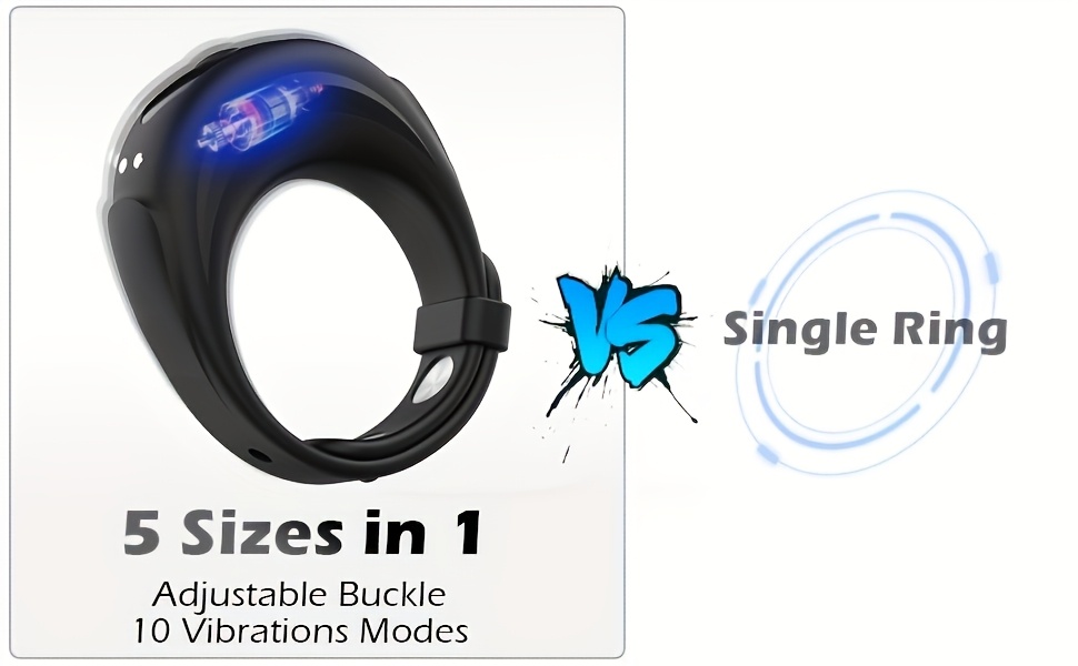 Vibrating Rooster Ring with 10 Vibrations Modes, Adjustable O-Shape Design Male Penis Vibrator, Penis Wrapped Ring Stimulator, Adustable Size Fit All, Female Clitoral Nipples Massager Adult Sex Toys for Men Women Couples Pleasure(BLACK) Vibrating Rooster Ring with 10 Vibrations Modes, Adjustable O-Shape Design Male Penis Vibrator, Penis Wrapped Ring Stimulator, Adustable Size Fit All, Female Clitoral Nipples Massager Adult Sex Toys for Men Women Couples Pleasure(BLACK)