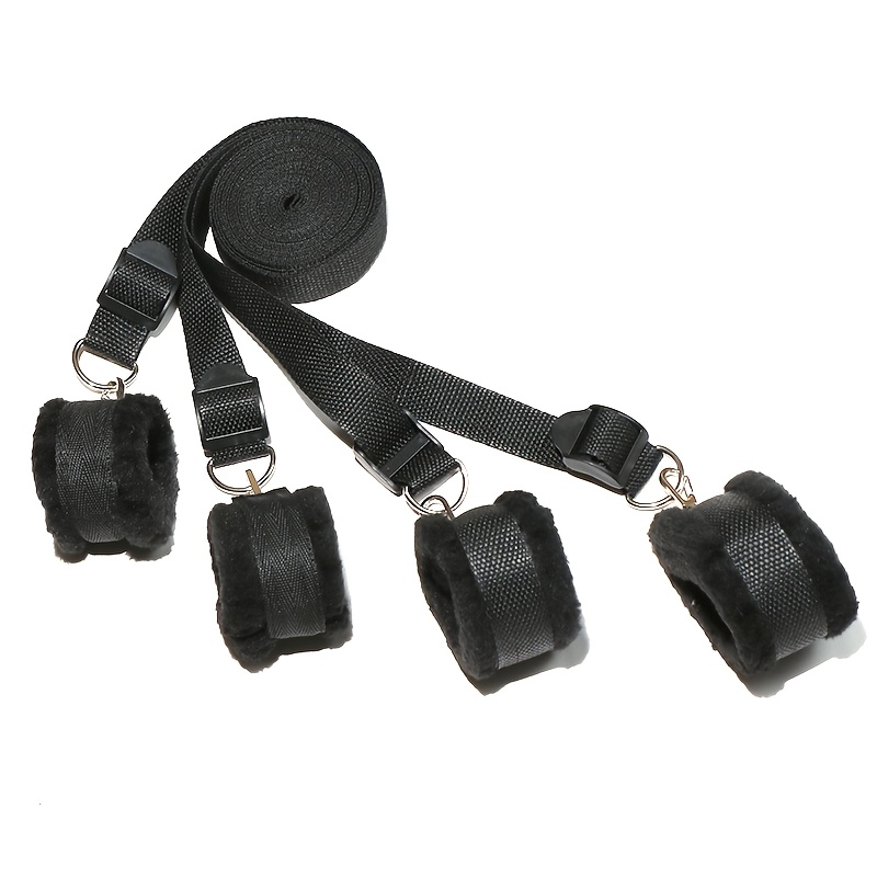 Bed Restraint Strap, Handcuffs And Ankle Cuffs Sex Toy, Adjustable Couples Romantic Bed Restraint Belt, Sex Toy Set with Adjustable Wrist And Ankle Cuffs, SM Leg Spreader, Romantic Night Flirting Gift for Couples Bed Restraint Strap, Handcuffs And Ankle Cuffs Sex Toy, Adjustable Couples Romantic Bed Restraint Belt, Sex Toy Set with Adjustable Wrist And Ankle Cuffs, SM Leg Spreader, Romantic Night Flirting Gift for Couples