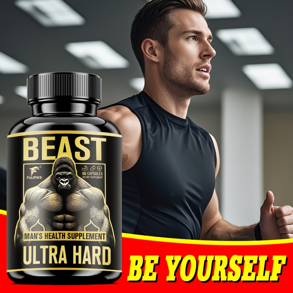 Rock Hard Men's Health Supplement, with Grape Seed, Burdock Root, Panax Ginseng Extract, Strength, Energy & Vitality Support Rock Hard Men's Health Supplement, with Grape Seed, Burdock Root, Panax Ginseng Extract, Strength, Energy & Vitality Support