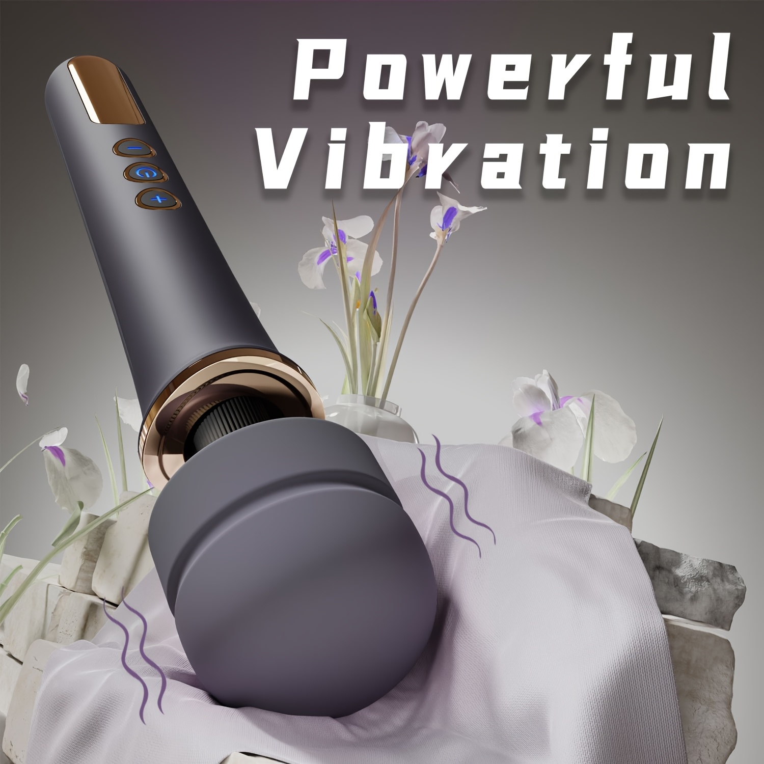 Luxury Rechargeable Wand Massager – Waterproof & Whisper-Quiet 1pc AV Stick Vibrator Clitoral Stimulator, Adult, Vibrator for Women, Heads Powerful Vibrators, Handheld Massager, Suitable for Female Couples Flirting Foreplay Adult Supplies