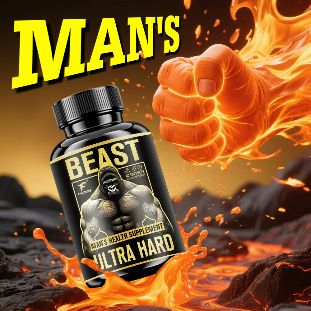 Rock Hard Men's Health Supplement, with Grape Seed, Burdock Root, Panax Ginseng Extract, Strength, Energy & Vitality Support Rock Hard Men's Health Supplement, with Grape Seed, Burdock Root, Panax Ginseng Extract, Strength, Energy & Vitality Support