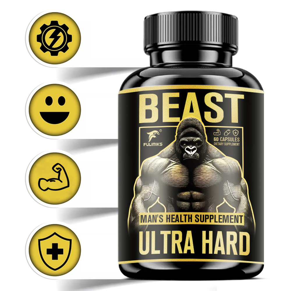Rock Hard Men's Health Supplement, with Grape Seed, Burdock Root, Panax Ginseng Extract, Strength, Energy & Vitality Support Rock Hard Men's Health Supplement, with Grape Seed, Burdock Root, Panax Ginseng Extract, Strength, Energy & Vitality Support